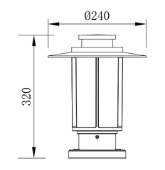 ĐÈN LED CẢNH QUAN E27 ELV 006181-30