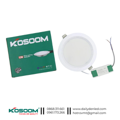 Đèn LED âm trần siêu mỏng 12W Kosoom