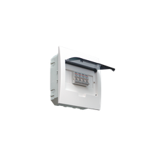 TỦ ĐIỆN NHỰA ÂM TƯỜNG 8 MODULE SINO E4FC 4/8SA ĐẾ NHỰA NẮP CHE TRẮNG