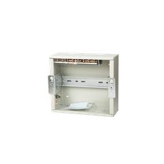 TỦ ĐIỆN NHỰA ÂM TƯỜNG 9 MODULE SINO E4LB5/9L ĐẾ SẮT NẮP CHE KHÓI
