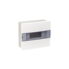 TỦ ĐIỆN NHỰA ÂM TƯỜNG 9 MODULE SINO E4MX5/9L ĐẾ SẮT NẮP CHE KHÓI