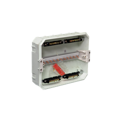 TỦ ĐIỆN NHỰA ÂM TƯỜNG 12 MODULE SINO E4FC 8/12S ĐẾ SẮT NẮP CHE TRẮNG