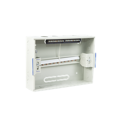 TỦ ĐIỆN NHỰA ÂM TƯỜNG 12 MODULE SINO E4FC 8/12LA ĐẾ NHỰA NẮP CHE KHÓI