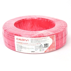 DÂY ĐIỆN ĐÔI CADIVI VCMD 2X0.75MM² MÀU ĐỎ