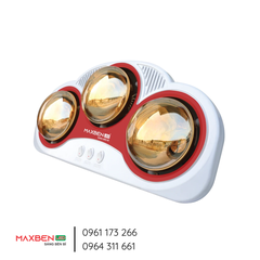 Đèn sưởi nhà tắm Maxben 3 Bóng DS-MB-3B-825W