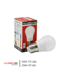 Đèn Bulb Led Tròn Maxben 7W BE27-MB-A60-7