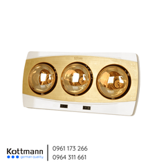 Đèn sưởi 2 bóng treo tường Kottmann – K3BH