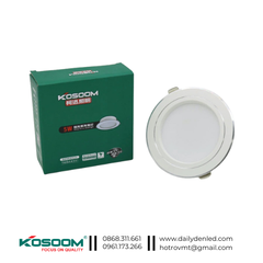 Đèn LED âm trần ngôi sao viền bạc 8W Kosoom