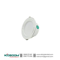 Đèn LED âm trần ngôi sao đổi màu viền bạc 5W Kosoom