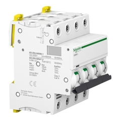 CẦU DAO TỰ ĐỘNG SCHNEIDER ACTI9 MCB IC60N 4P 6KA 400V C CURVE
