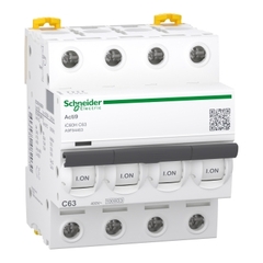 CẦU DAO TỰ ĐỘNG SCHNEIDER ACTI9 MCB IC60H 4P 10KA 400V C CURVE