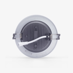 ĐÈN LED ÂM TRẦN DOWNLIGHT ĐỔI MÀU AT10 VIỀN BẠC 110/12W