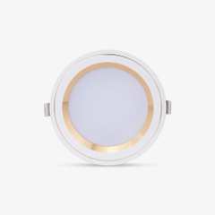 ĐÈN LED ÂM TRẦN DOWNLIGHT ĐỔI MÀU VIỀN VÀNG AT26 90/8W