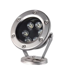Đèn âm nước chân đế INOX 6W đổi màu RGB