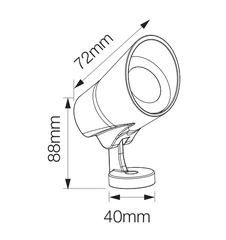 ĐÈN LED CẮM CỎ 8W ELV CBL5831-Z