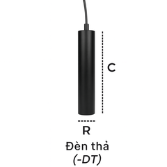 ĐÈN RAY NAM CHÂM 12W KINGLED RNC-12SS-DT-V/TT