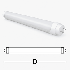 TUÝP LED T8 NHÔM NHỰA 22W KINGLED T8-22SS-120-T