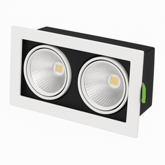 ĐÈN LED HỘP ÂM TRẦN CHIẾU RỌI TOPAZ 30W KINGLED GL-3*10SS-V334-V/TT/T