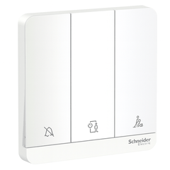 BỘ CÔNG TẮC “KHÔNG LÀM PHIỀN”, “XIN DỌN PHÒNG”, “VUI LÒNG CHỜ” SCHNEIDER E8333DMWS_WE_G19 / E8333DMWS_WG_G19