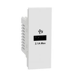 Ổ SẠC USB TYPE A, 2.1A SIZE S AVATARON A SCHNEIDER M3T_USB_WE