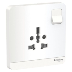 BỘ Ổ CẮM ĐƠN ĐA NĂNG 16A CÓ CÔNG TẮC SCHNEIDER E8315TS_WE_G19 / E8315TS_WG_G19