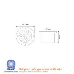 Đèn led âm đất 9w GS lighting