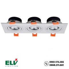 Đèn led âm trần 12W ELV803F