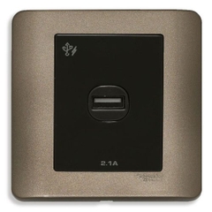 BỘ Ổ SẠC USB ĐƠN 2.1A SCHNEIDER E8431USB_SZ_G19