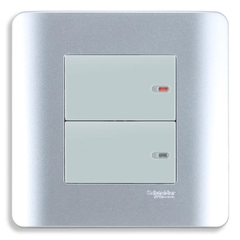 BỘ CÔNG TẮC ĐÔI 1 CHIỀU 16A SCHNEIDER E8432_1_G19 / E8432_1_SZ_G19 / E8432_1_SA_G19