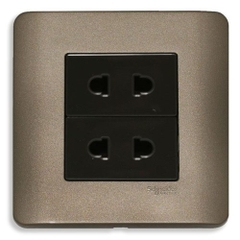 BỘ Ổ CẮM ĐÔI 2 CHẤU 10A SCHNEIDER E84426U2_G19 / E84426U2_SZ_G19