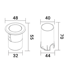 ĐÈN LED ÂM ĐẤT 7.5W ELV EIG03-F080