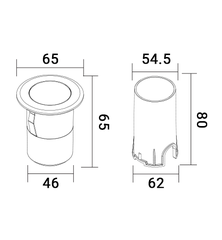 ĐÈN LED ÂM ĐẤT 5W ELV EIG03-F065