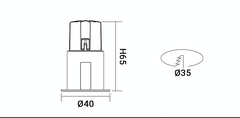 ĐÈN ÂM TRẦN CHIẾU ĐIỂM 7W ELV ESF1-F035