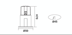 ĐÈN ÂM TRẦN CHIẾU ĐIỂM 7W ELV ESF1-F035