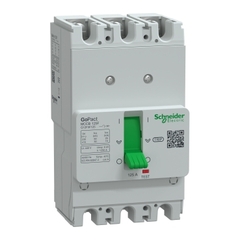 CẦU DAO TỰ ĐỘNG SCHNEIDER GOPACT 125F – MCCB 3P, 30KA @415V, KHÔNG CHỈNH ĐỊNH