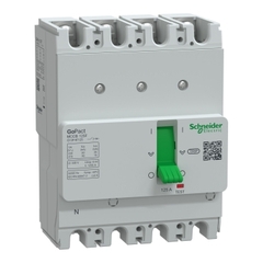 CẦU DAO TỰ ĐỘNG SCHNEIDER GOPACT 125F – MCCB 4P, 30KA @415V, KHÔNG CHỈNH ĐỊNH