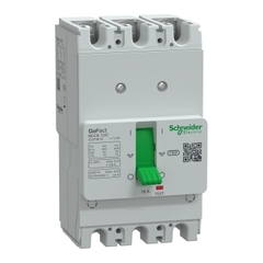 CẦU DAO TỰ ĐỘNG SCHNEIDER GOPACT 125T – MCCB 3P, 10KA @415V, KHÔNG CHỈNH ĐỊNH