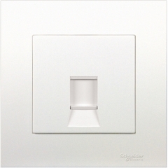 BỘ Ổ CẮM MẠNG CAT5E ĐƠN SCHNEIDER KB31RJ5E_WE
