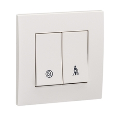 BỘ CÔNG TẮC “KHÔNG LÀM PHIỀN” – “XIN DỌN PHÒNG” SCHNEIDER KB32SDC_WE_G19