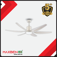 QUẠT TRẦN ĐÈN 6 CÁNH MAXBEN DQ-MB-M162-6-T/B/G