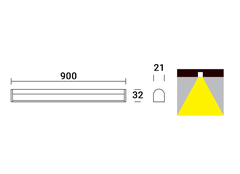 ĐÈN TUÝP LIỀN MÁNG 7W ELV VBT02-S0307