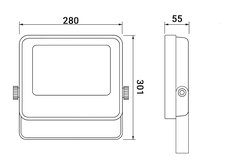 ĐÈN PHA LED ELV 100W OSRAM VL-FL100