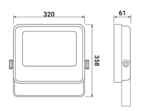 ĐÈN PHA LED ELV 150W OSRAM VL-FL150