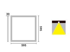 ĐÈN LED PANEL VĂN PHÒNG 40W ELV VL-P1902B