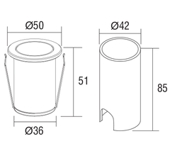 ĐÈN ÂM NƯỚC 3W ELV VUL2101