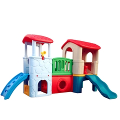 Nhà chơi liên hoàn 2 khối