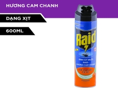 Xịt Muỗi Raid Hương Chanh 600Ml