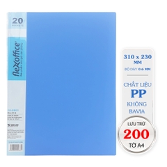 Bìa Nhựa 100 Lá Thiên Long DB05