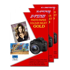 Giấy In Ảnh A4 Gold Định Lượng 160 gsm 2 Mặt 50 Tờ