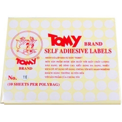 Giấy Decal Tomy Mũi Tên Màu Đỏ